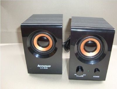 工厂批发 联想 LX-608 木质迷你多媒体音箱 超值音质好 插电音箱